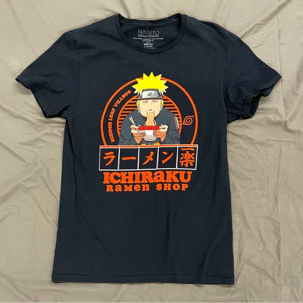 Naruto 2007 Shippuden Ichiraku Ramen Shop Tee Size Small